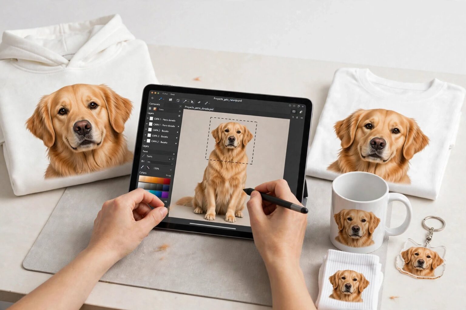 golden retriever workspace